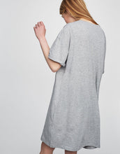 Load image into Gallery viewer, Quilted Mesh T-Shirt Dress