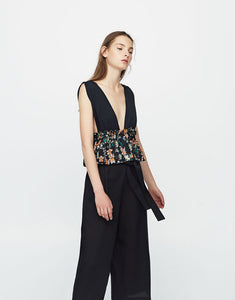 Tropical Print Top
