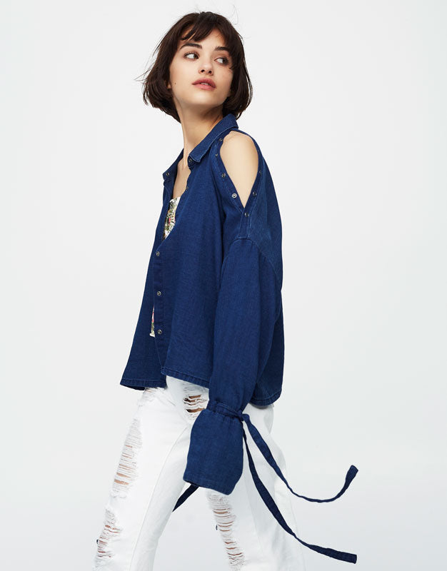 Bulk Stitch Shirt in Cloud